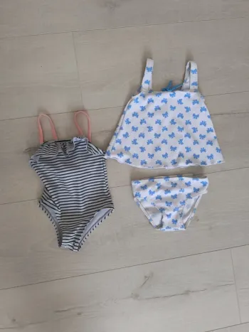 Lot 2 maillots de bain 6 mois