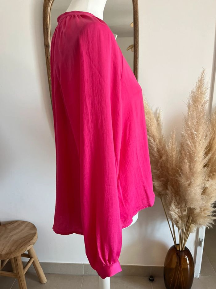 Blouse rose satinée Aware - photo numéro 5