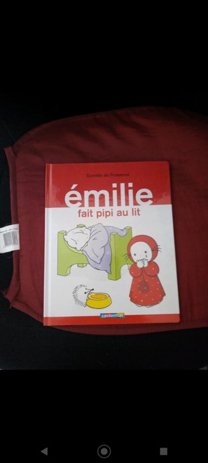 Grand livre Émilie fait pipi au lit