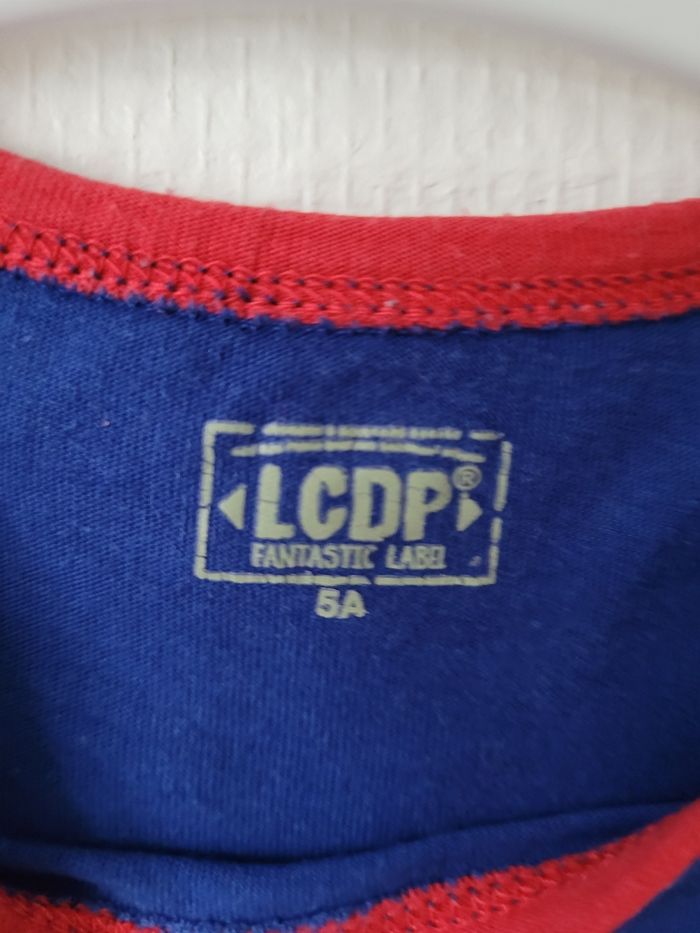 T-shirt bleubroi LCDP 5 ans TBE - photo numéro 4