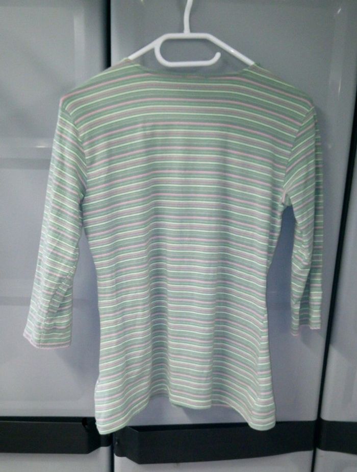 Tee-shirt manches 3/4 Etam 44 - photo numéro 4