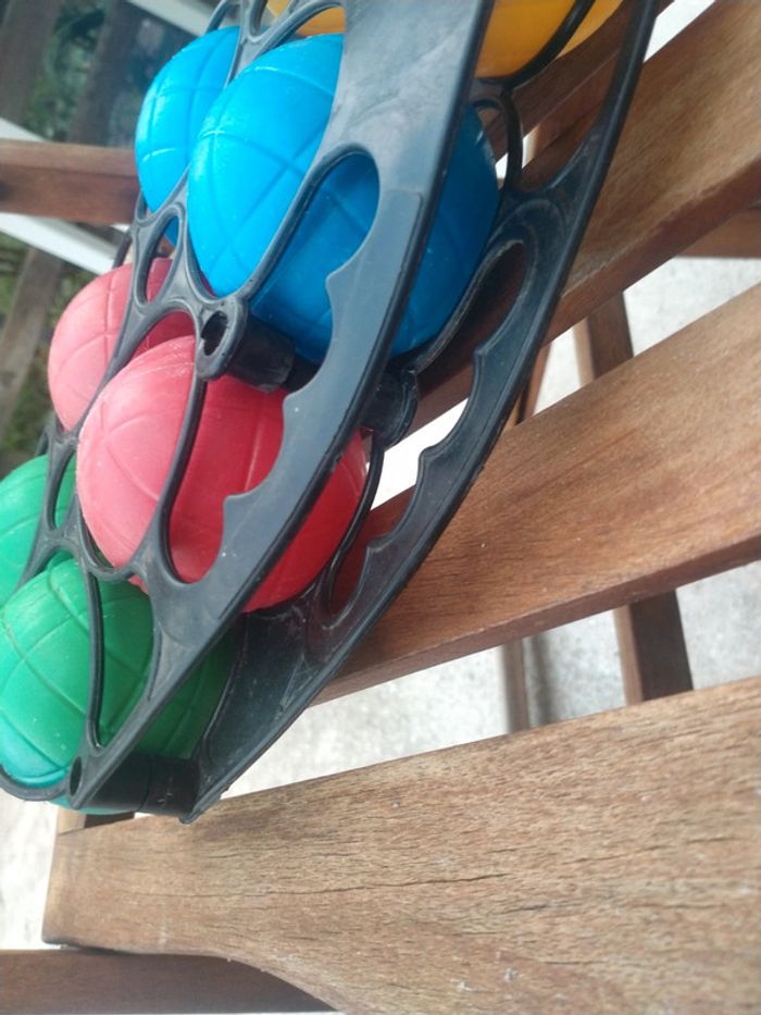 Jeux de 8 boules de pétanque + 1 cochonnet - photo numéro 5