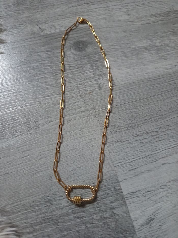 Collier femme acier inoxydable