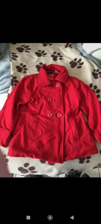 Duffle-coat rouge fille 6 ans la redoute