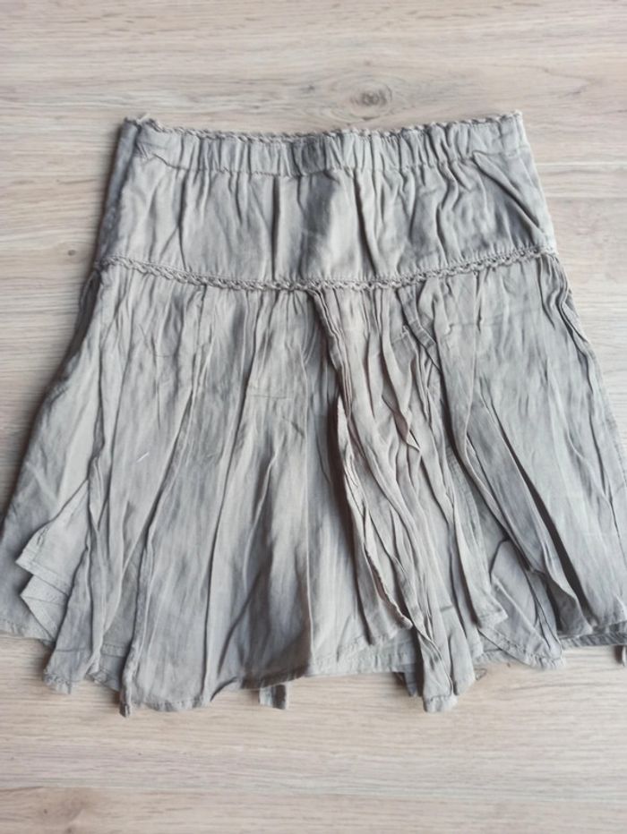 Jupe taupe Mila blue 5 ans ajustable - photo numéro 5