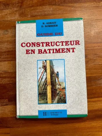 Livre Guy du constructeur en bâtiment