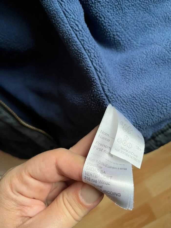 Manteau bleu marine Verbaudet 8 ans - photo numéro 9