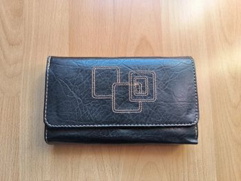 Portefeuille brun-noir