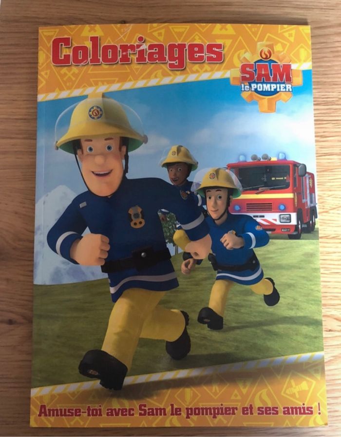 Livre coloriage Sam le Pompier