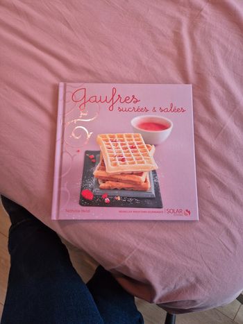 Livre recettes gaufres salées et sucrées