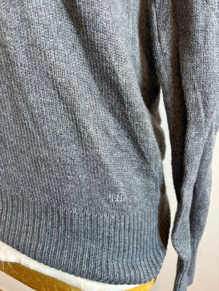 Pull gris Tommy Hilfiger taille M - photo numéro 5