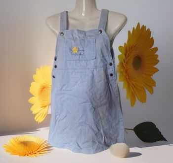 Jolie robe salopette effet jeà usé