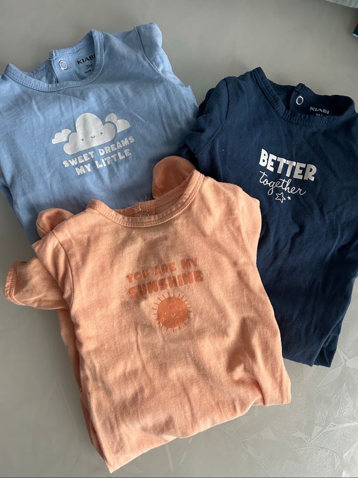 Lot de 3 pyjamas