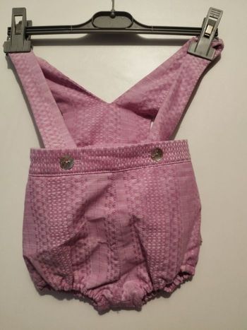 Combinaison bébé rose/lilas...