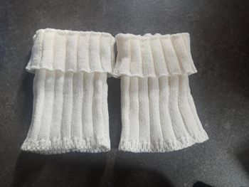 Manchettes en laine