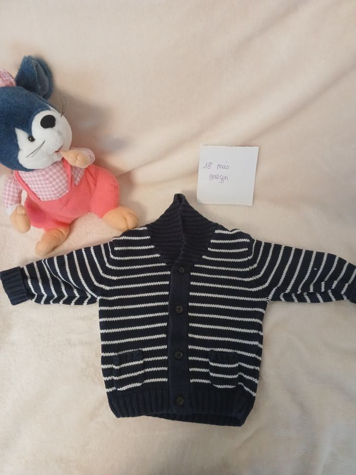Gilet bébé garçon 18 mois tres bon état - photo numéro 4