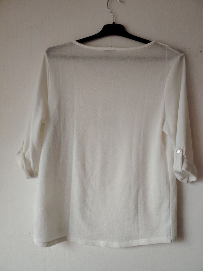 Pull blanc - photo numéro 5