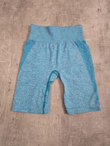 Short Gymshark bleu seamless taille S gainant sport fitness