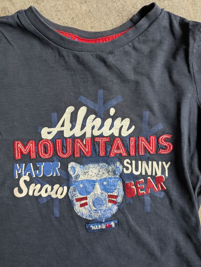 Tee shirt manches longues sergent major ski 5 ans - photo numéro 2