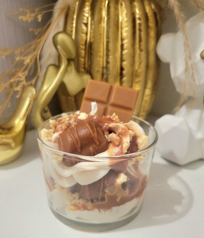 Bougie gourmande ( Kinder Country) parfumé kinder bueno - photo numéro 6