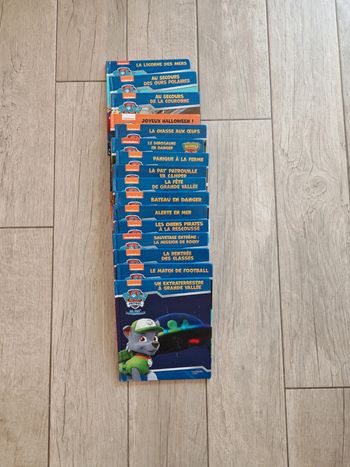 Collection livres La Pat Patrouille