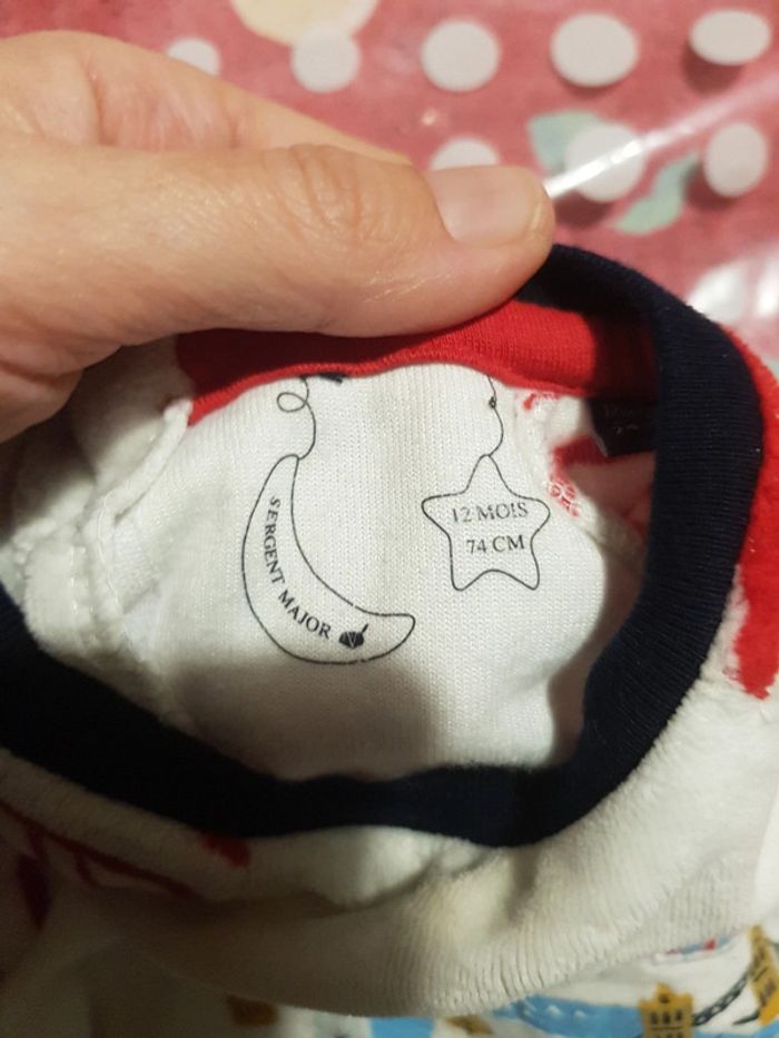 Pyjama 12 mois Sergent Major - photo numéro 2