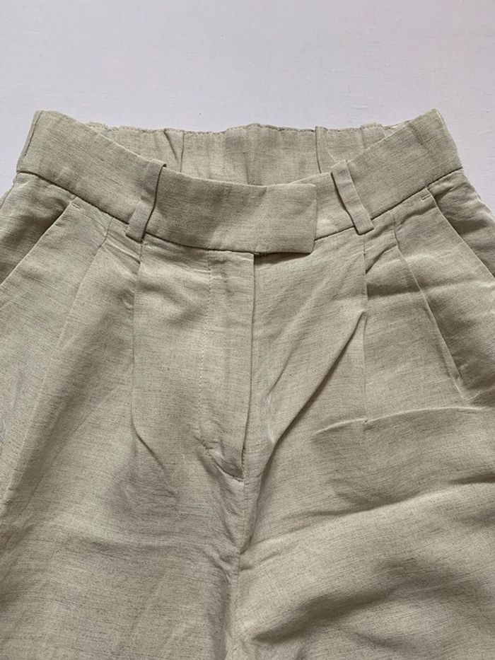 pantalon H&m crème taille S - photo numéro 2