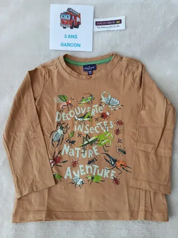 T-shirt 3 ans sergent major