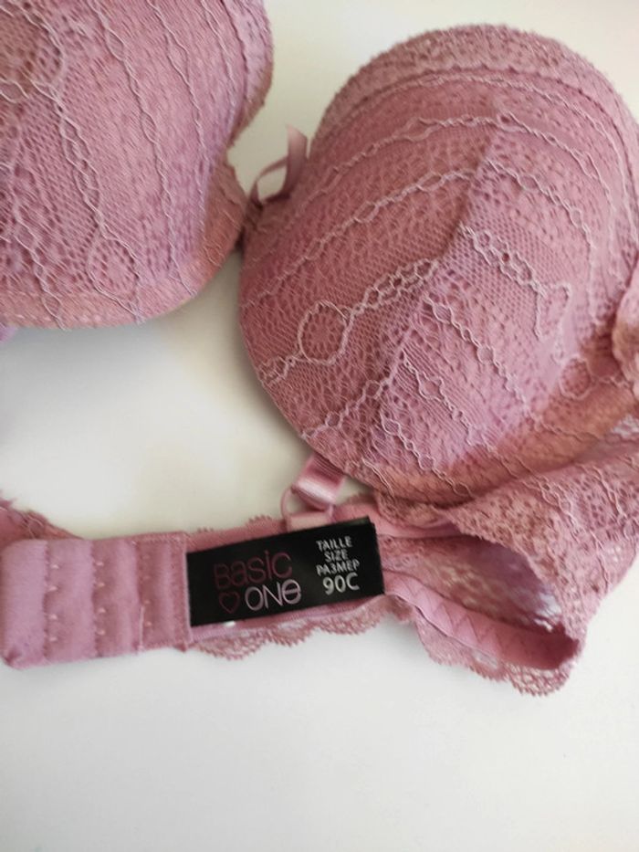 Soutien gorge rose 90 c - photo numéro 6