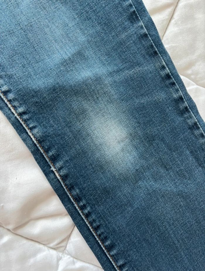 Jean levi’s bleu mi taille haute coupe slim straight droit demi curve taille S/36 L34 femme - photo numéro 8