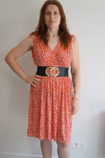 Robe fleuri.