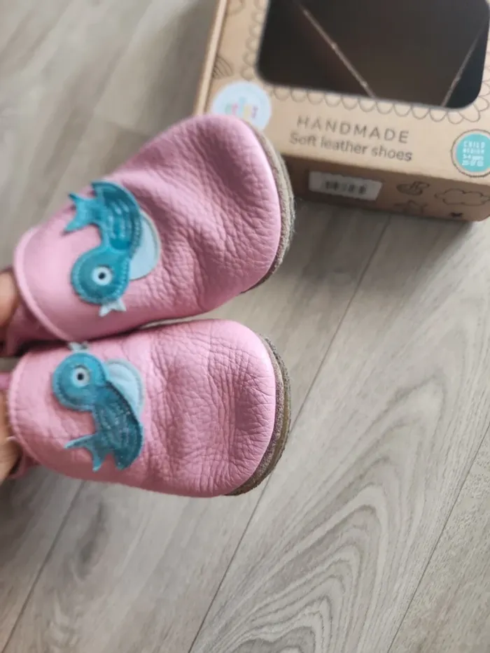 Chaussons cuir bluebird inchblue T25/27 - photo numéro 3