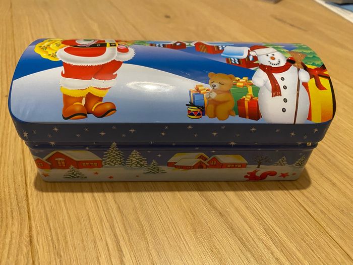 Boîte trousse de Noël en métal - photo numéro 3
