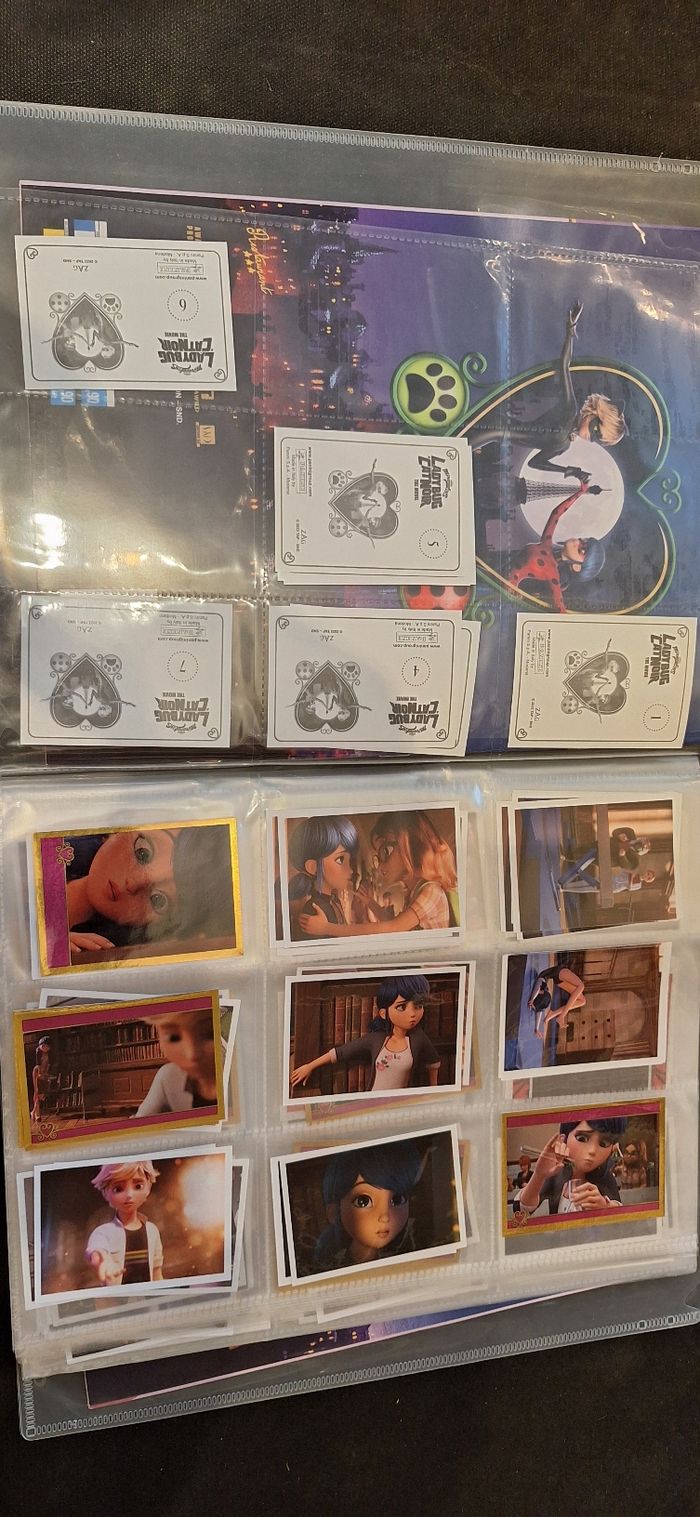 Collection stickers miraculous film neufs - photo numéro 2