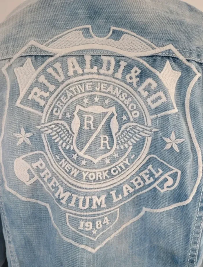 Veste en jean bleue claire Rivaldi Taille M ou 38/40 - photo numéro 6
