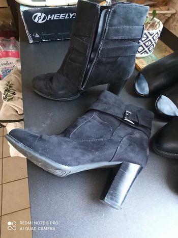 Bottines d'ail noir 39
