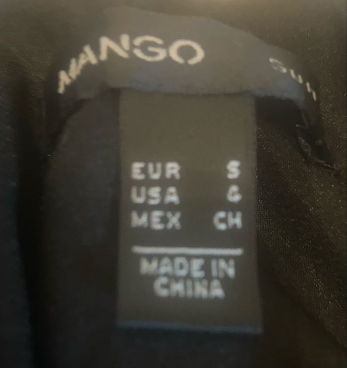 Robe noire et strass »Mango »manches 3/4 - photo numéro 6