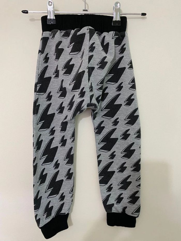 Pantalon fin gris et noir Deno Kids 3 ans - photo numéro 2