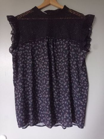 Débardeur imprimés fleurs "Promod" T. 42