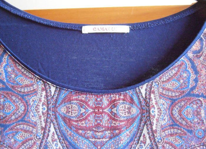 Blouse femme, tunique, Camaïeu, taille XL 42, bohème/orientale - photo numéro 6