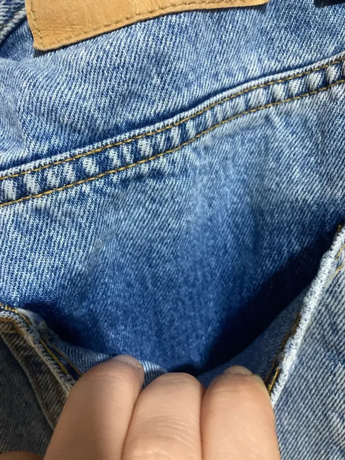 Mini short en jean taille haute Pull&Bear – Taille 34 - photo numéro 11
