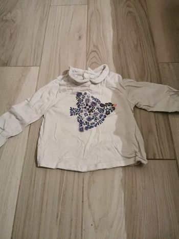 Tee-shirt manche longue obaibi 18 mois