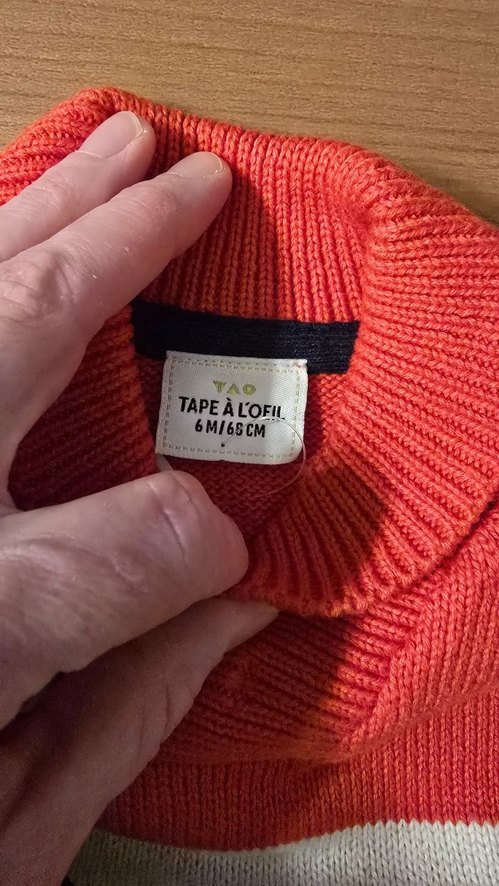 (Neufs non portés) 🏷🏷🥰💙 pull et teeshirt ml 6mois Garçon 💙🥰 - photo numéro 5