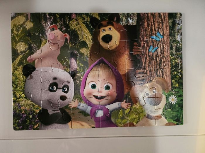 Puzzle masha et michka 24 pièces - photo numéro 2