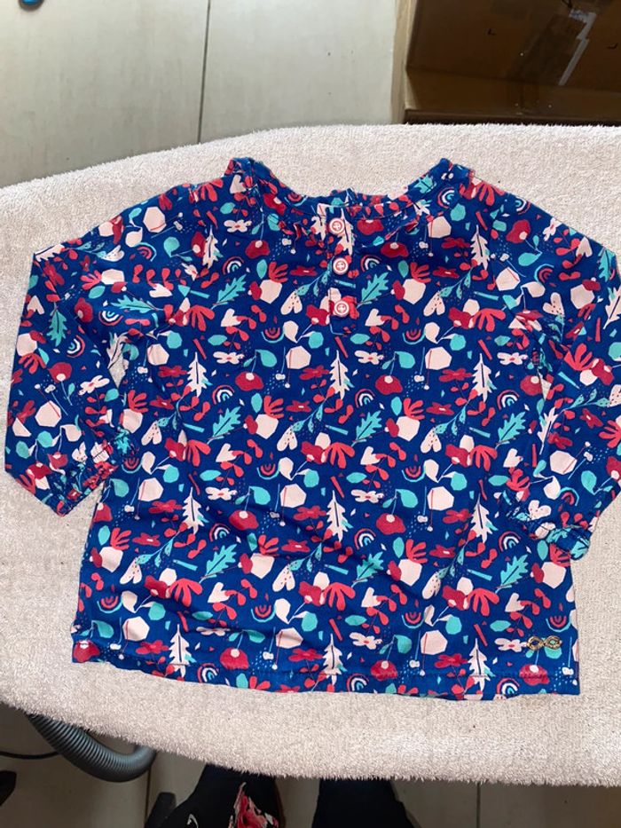 Blouse fleurie