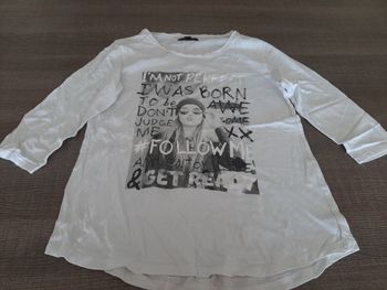 Tee-shirt manches trois quarts pour fille 14 ans