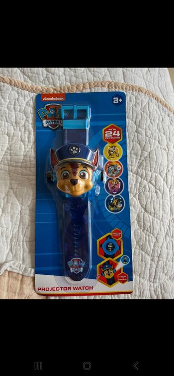 Montre pat patrouille projecteur neuf