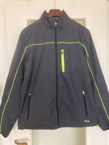 Veste zippée coupe vent vintage Fila taille L