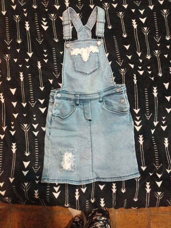 Robe salopette jean