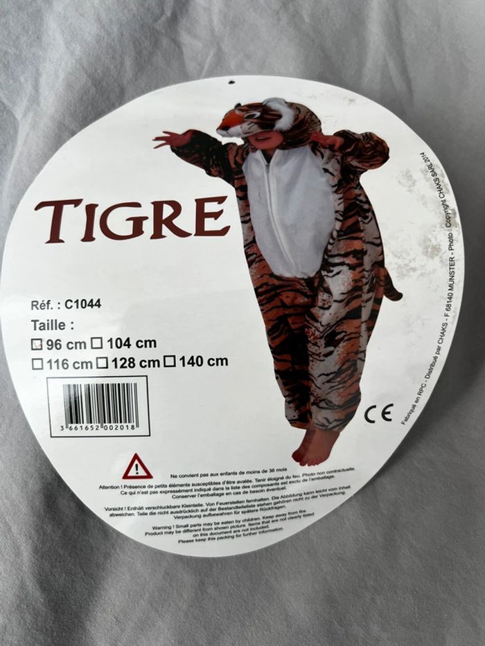 Déguisement enfant tigre - photo numéro 9